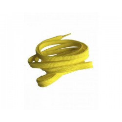Cordón plano amarillo 120 cm